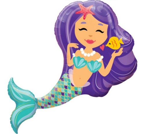 Balon foliowy 38" QL SHP "ENCHANTING MERMAID"