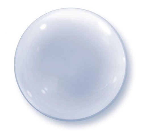 Balon foliowy 20" QL Bubble Deco "Transparent" ST ASORT
