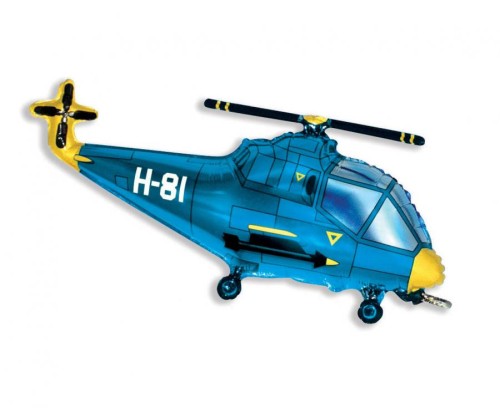 Balon foliowy 24" FX - "Helikopter" (niebieski)