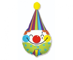 Balon foliowy 24 cale FX - Głowa klauna