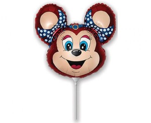Balon foliowy 14" FX - "Babsy Mouse" (czerwona)