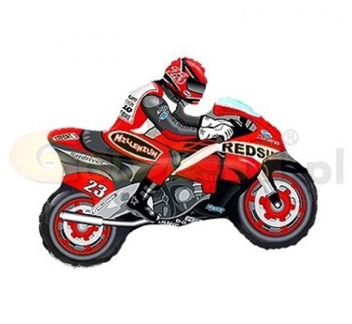 Balon foliowy 14" FX - "Motor" (czerwony)