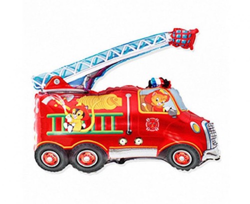 Balon foliowy 14" FX - "Wóz strażacki"