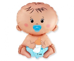 Balon foliowy 14" FX - "Bobas Chłopiec"