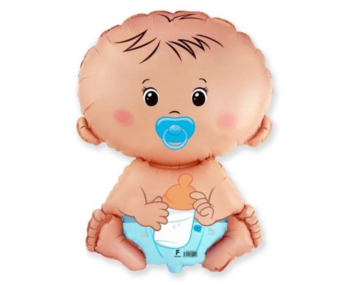 Balon foliowy 14" FX - "Bobas Chłopiec"
