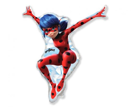 Balon foliowy 14 cali FX - Miraculous - Ladybug