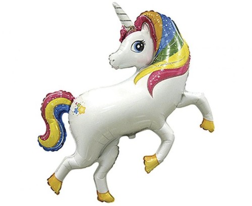Balon foliowy 14 cali FX - Jednorożec tęczowy