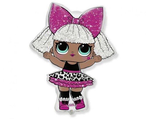 Balon foliowy 14 cali FX - LOL: Diva