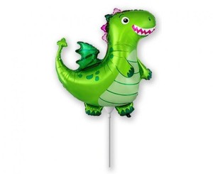 Balon foliowy 14" FX - Smok zielony