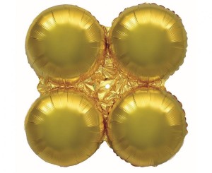 Balon foliowy 22" FX – Podstawa do balonów pompowanych powietrzem, złota