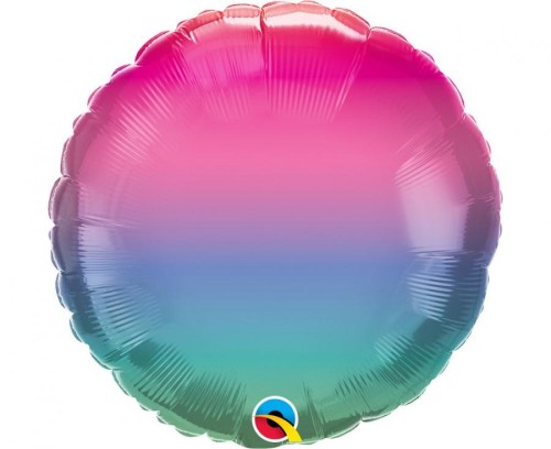 Balon foliowy 18 cali  QL RND Jewel Ombre