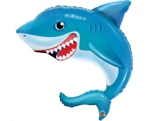 Balon foliowy 36 cali QL SHP - Smiling Shark