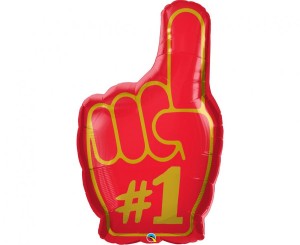 Balon foliowy 37 cali QL SHP  #1, czerwony