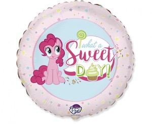 Balon foliowy 18 cali FX - My little Pony Sweet day, pakowany KK