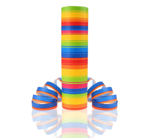 Serpentyna Tęczowe paski, 18p/4m