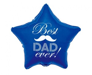 Balon foliowy Best Dad Ever, 19"