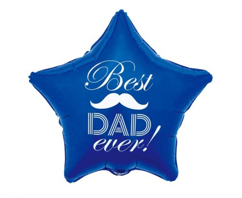 Balon foliowy Best Dad Ever, 19"