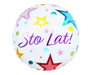 Balon foliowy Sto Lat, 18"