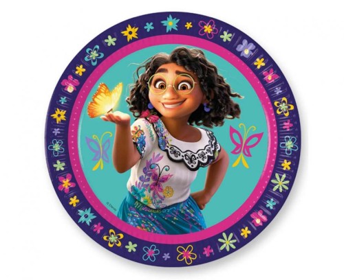   Talerzyki papierowe Encanto, next generation, 23 cm, 8 szt. (plastic-free)