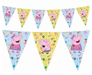 Banner Peppa Pig, 9 flag, 230 cm