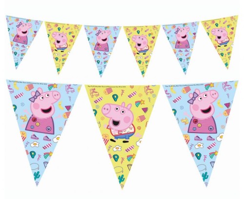 Banner Peppa Pig, 9 flag, 230 cm