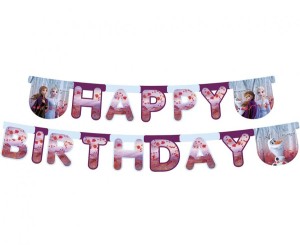 Banner Frozen 2, Happu Birthday, 230 cm