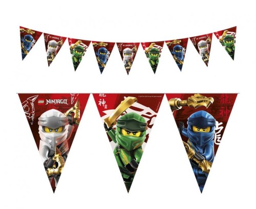 Banner Lego Ninjago, 9 flag (papier FSC)