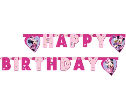 Banner Minnie Junior- Happy Birthday