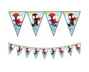 Banner Spidey & His Amazing Friends, flagi (papier FSC)