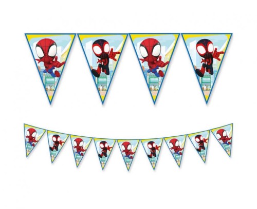 Banner Spidey & His Amazing Friends, flagi (papier FSC)