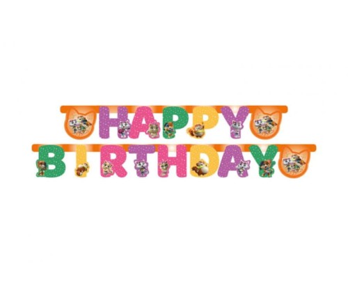 Girlanda papierowa "Happy Birthday" 44 Cats