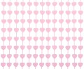 Kurtyna Macaron Serca, jasnoróżowa, 100x200 cm