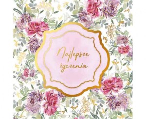 #HKO Kartka okolicznościowa KW RÓŻOWA, 1 szt.