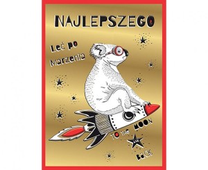 #HKO Kartka okolicznościowa B6 ODLOTOWIEC, 1 szt.