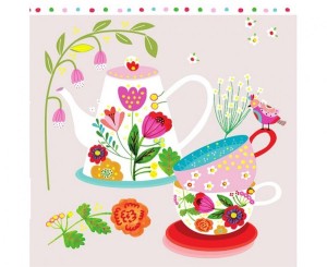 #HKO Kartka okolicznościowa KW FILIŻANKI, 1 szt.