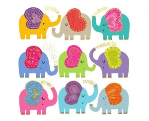 #HKO Kartka okolicznościowa KW SŁONIE, 1 szt.