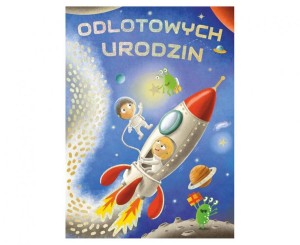 #HKO Kartka okolicznościowa B6 KOSMOS, 1 szt.