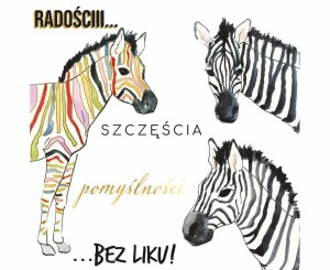 #HKO Kartka okolicznościowa KW ZEBRY, 1 szt.