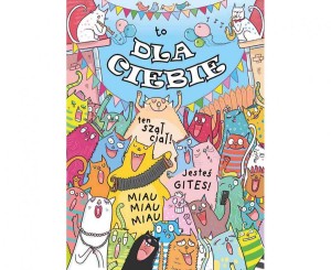 #HKO Kartka okolicznościowa B6 KOTY, 1 szt.