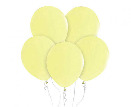 Balony Beauty&Charm, makaronowe waniliowe 12"/ 50 szt.