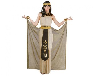 Zestaw dla dorosłych Egipcjanka (opaska, kołnierz, sukienka, peleryna z nakładkami na nadgarstki, pasek), rozm. M