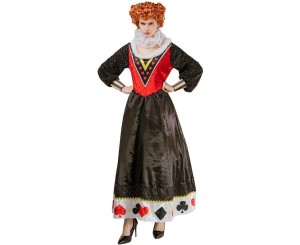 Zestaw dla dorosłych Dama Kier (sukienka, kołnierzyk ), rozm. S