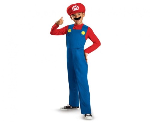 #STDZ Strój Mario Classic- Nintendo (licencja), rozm.S (4-6 lat)