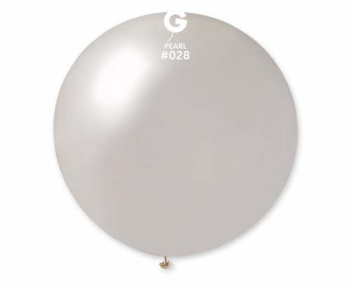 Balon GM30, kula metal 0.80m - perłowa 28