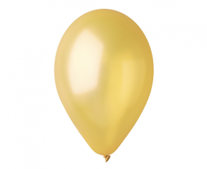 Balony GM90 metal 10" - złote Dorato 74/ 100 szt.