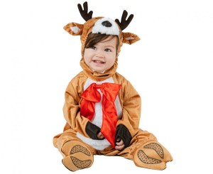 #STDZ Zestaw dla dzieci Mały Jelonek (kombinezon, kaptur, buciki), rozm. 92/104 cm