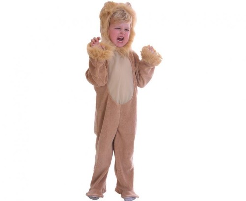 #STDZ Zestaw dla dzieci Lew (kombinezon, kaptur, ogon), rozm. 92/104 cm