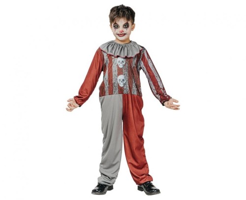 #STDZ Zestaw dla dzieci Podwójny Kościotrup (dwustronny kombinezon, kołnierz), rozm. 110/120 cm