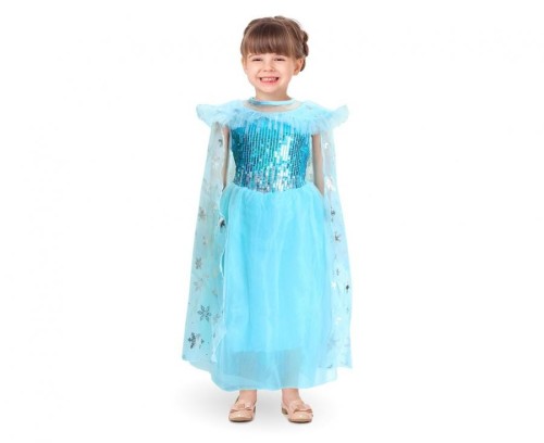 #STDZ Strój dla dzieci "Błękitna Dama Dworu" (sukienka) rozm. 95-110 cm