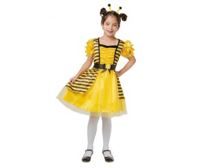 #STDZ Zestaw dla dzieci Pszczółka (sukienka, opaska, pasek), rozm.110/120 cm